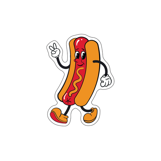 Hot Dog Guy Sticker