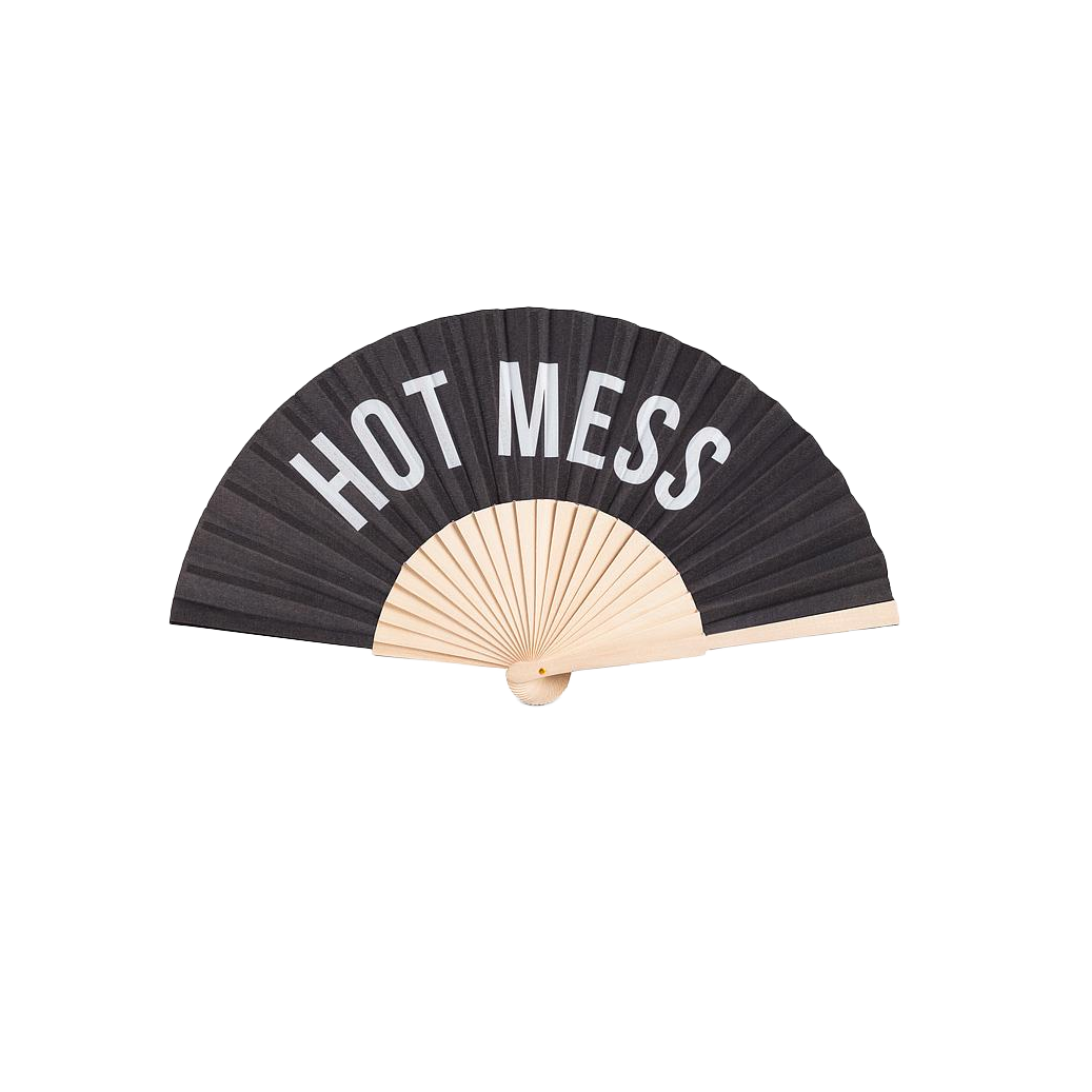 Hot Mess Hand Fan