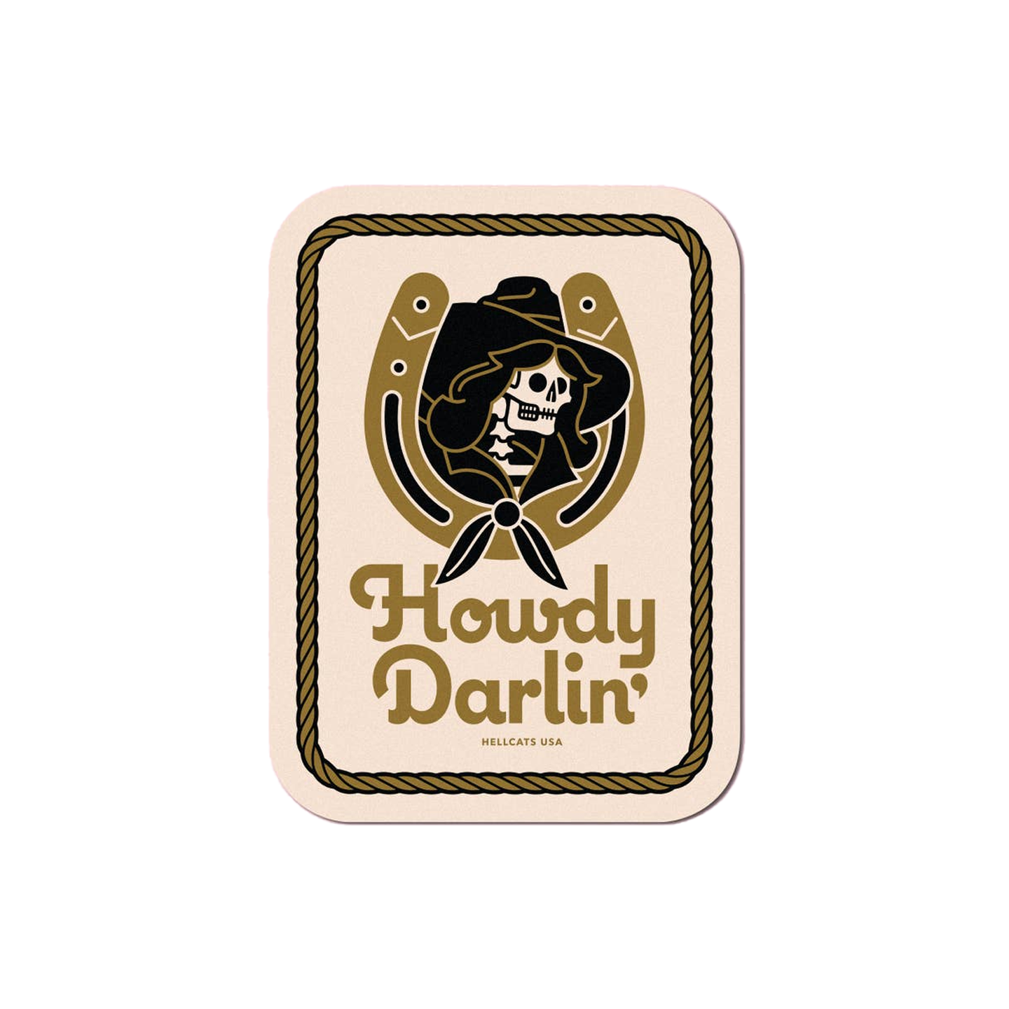 Howdy Darlin' Sticker
