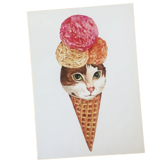 Ice Cream Cat No. 2
