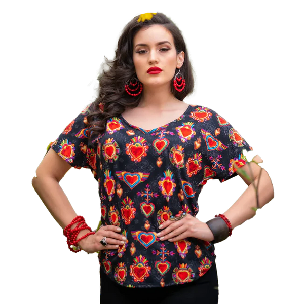 Sacred Heart Printed T-Shirt