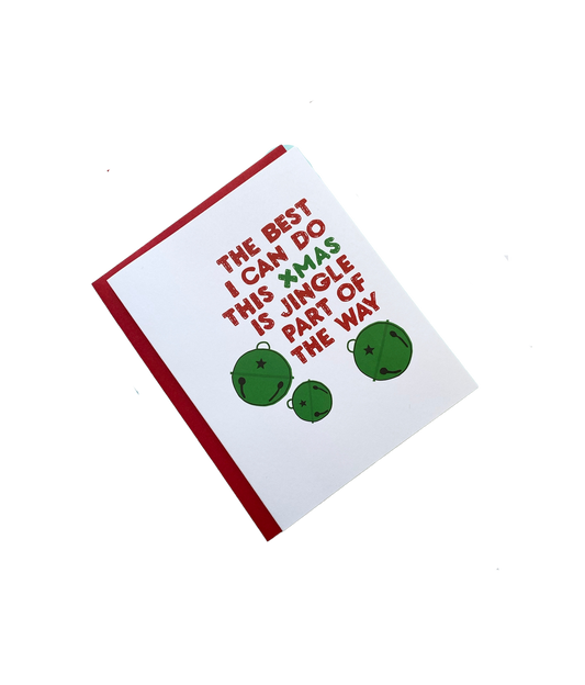 Jingle Part Of The Way Holiday Card