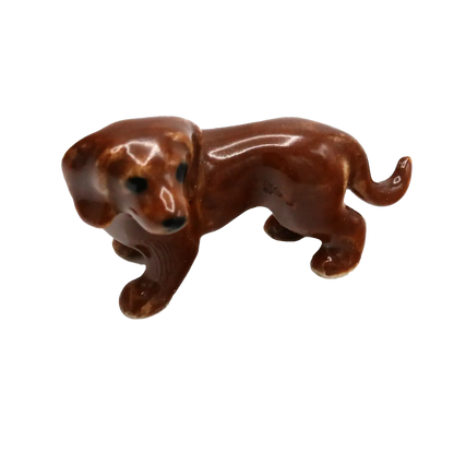 "Julie" Red Dachsund Porcelain Miniature