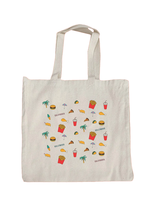 Pop Junk Foods Tote Bag