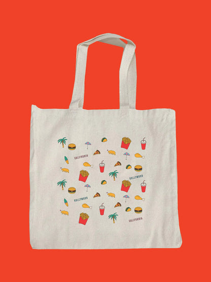 Pop Junk Foods Tote Bag