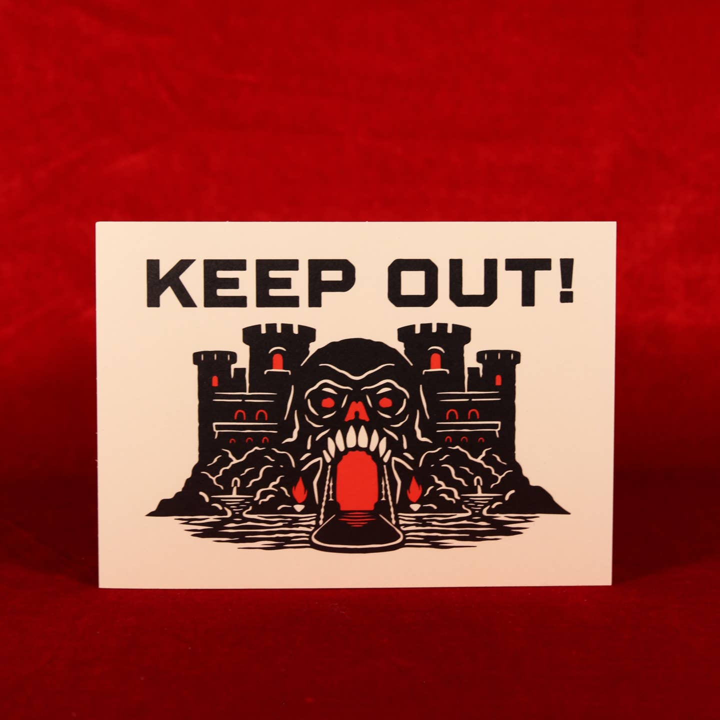Keep Out Mini Print
