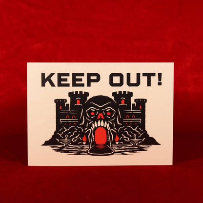 Keep Out Mini Print