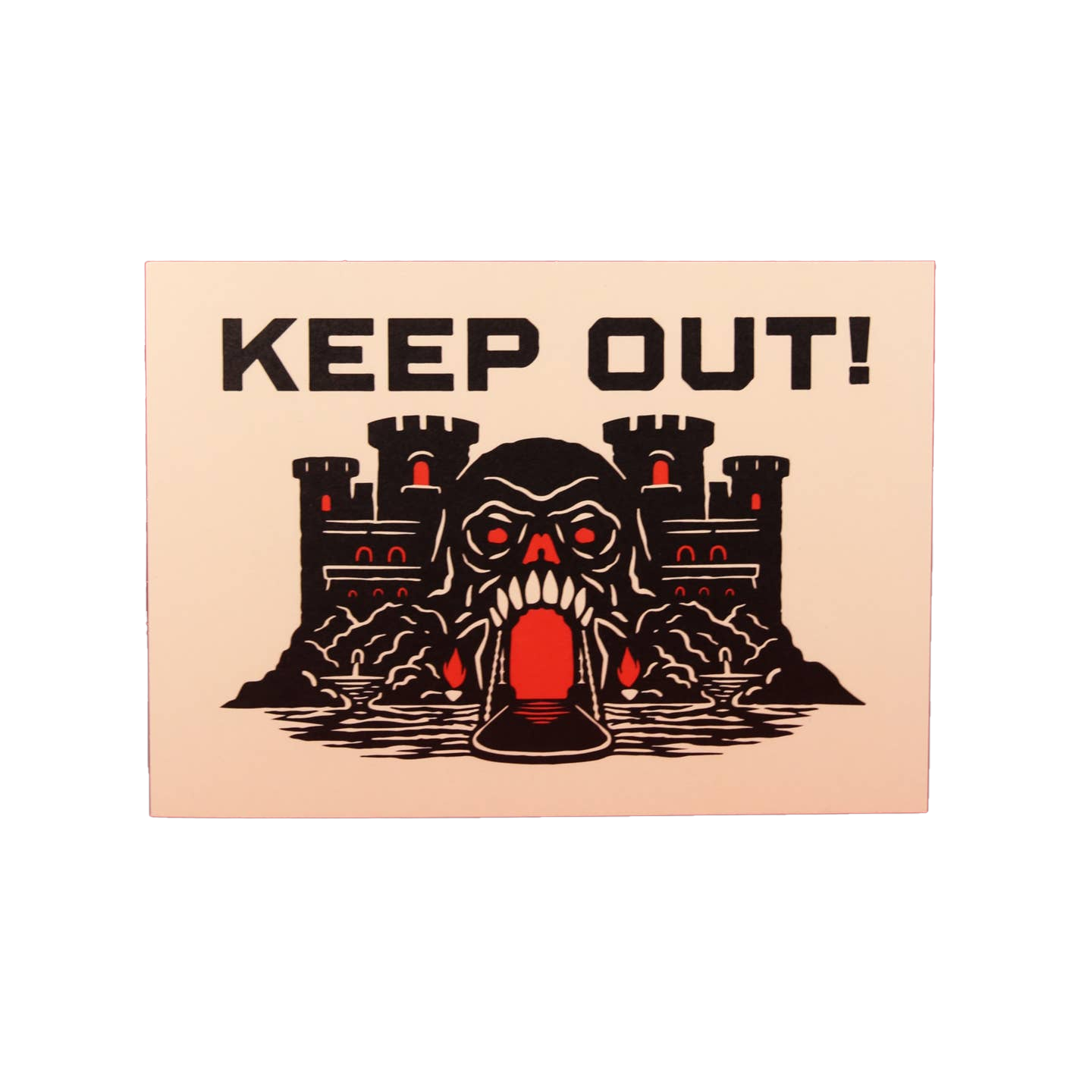 Keep Out Mini Print