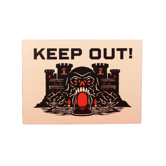 Keep Out Mini Print