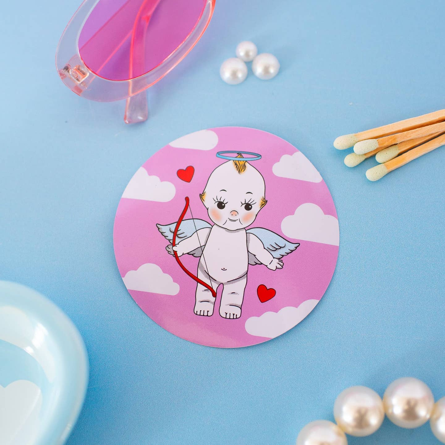 Kewpie Angel Sticker