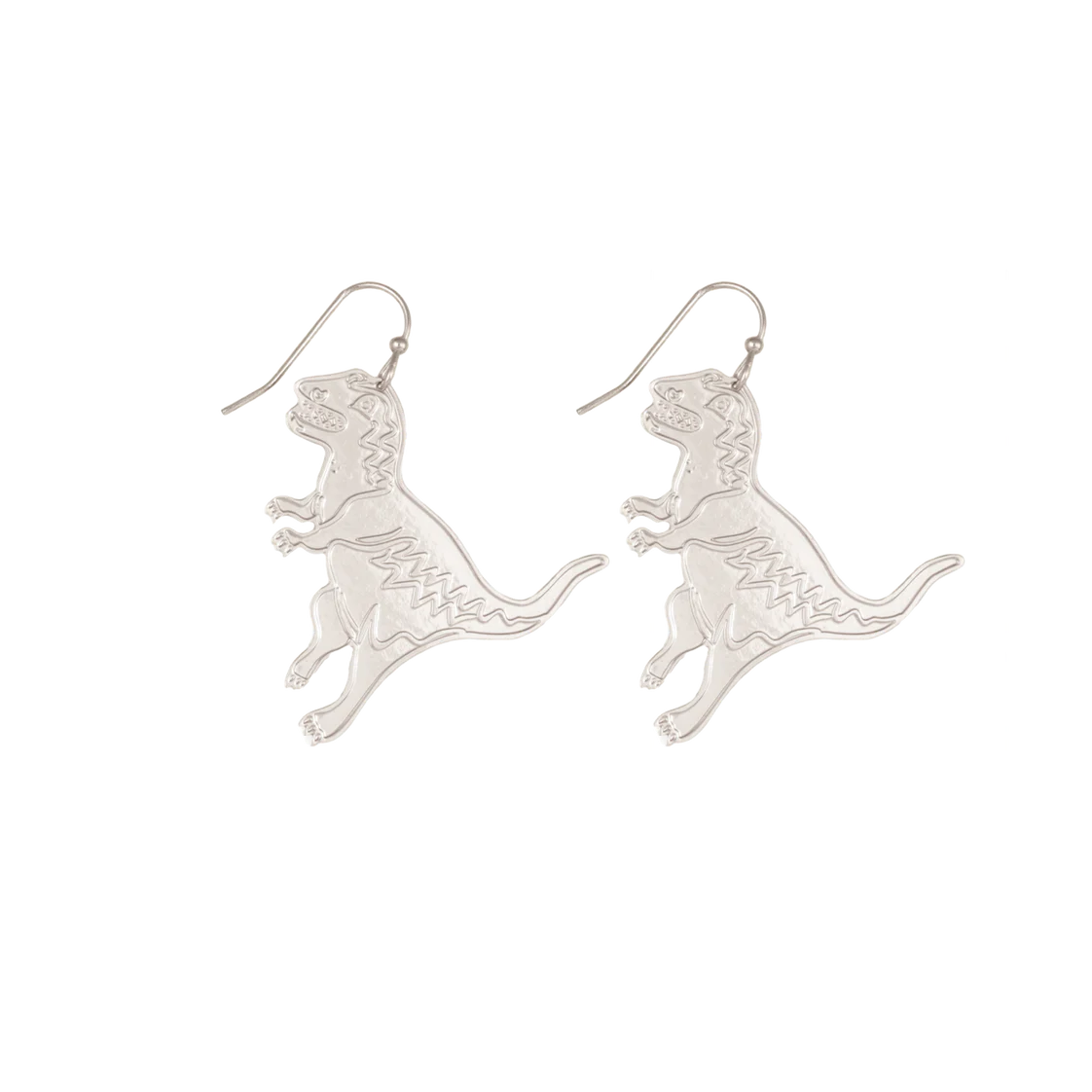 King of Dinos Tyrannosaurus Rex Dangle Earrings