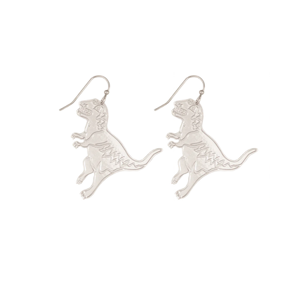 King of Dinos Tyrannosaurus Rex Dangle Earrings