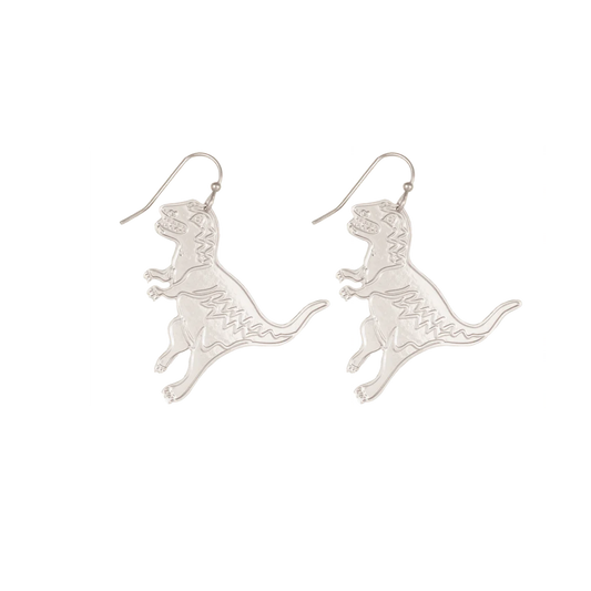 King of Dinos Tyrannosaurus Rex Dangle Earrings