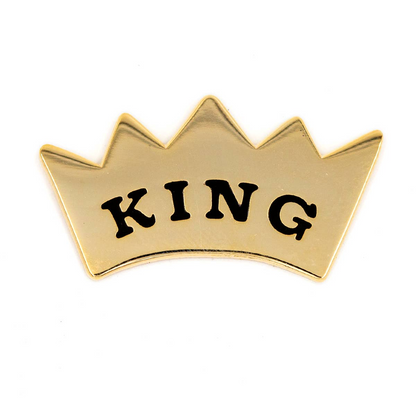 King Crown Enamel Pin