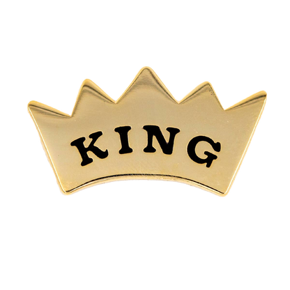 King Crown Enamel Pin