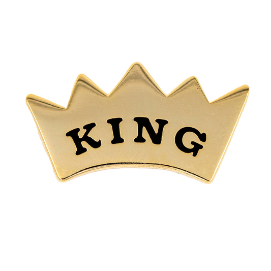 King Crown Enamel Pin