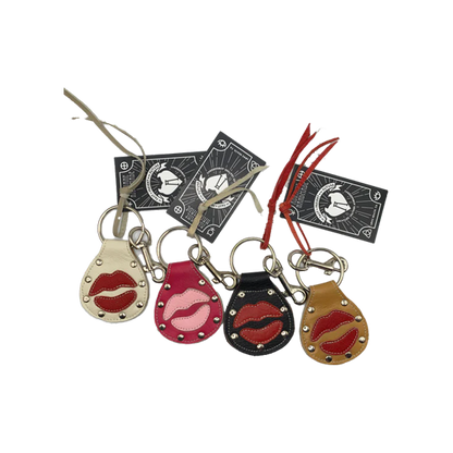 Leather Lips Keychain