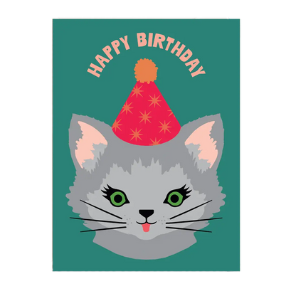 Kitten Party Birthday Card