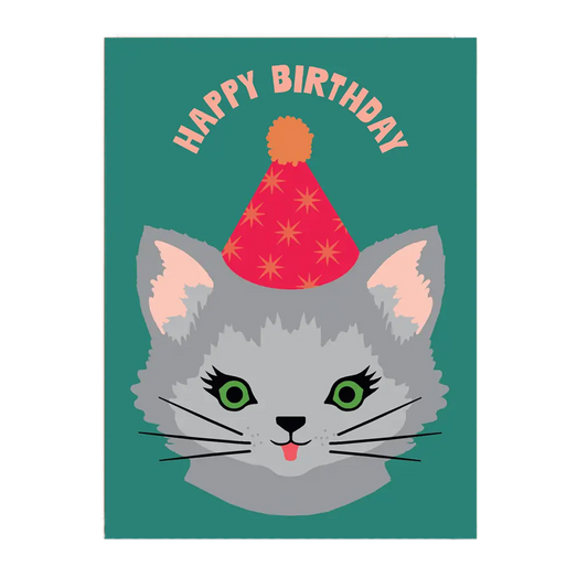 Kitten Party Birthday Card