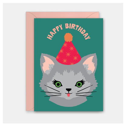 Kitten Party Birthday Card