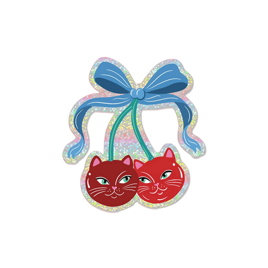 Kitty Cherries Sticker