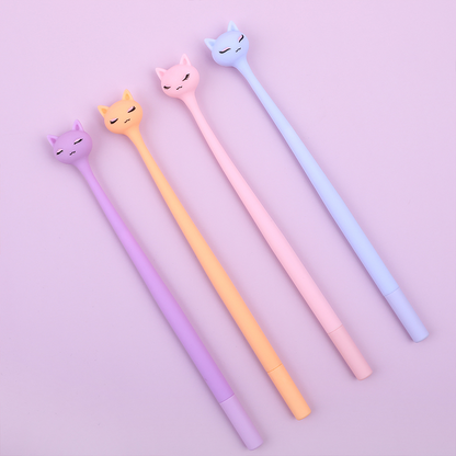 Pastel Cats Wiggle Gel Pen