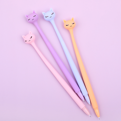 Pastel Cats Wiggle Gel Pen