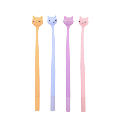 Pastel Cats Wiggle Gel Pen