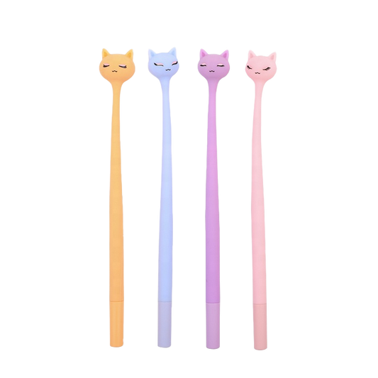 Pastel Cats Wiggle Gel Pen