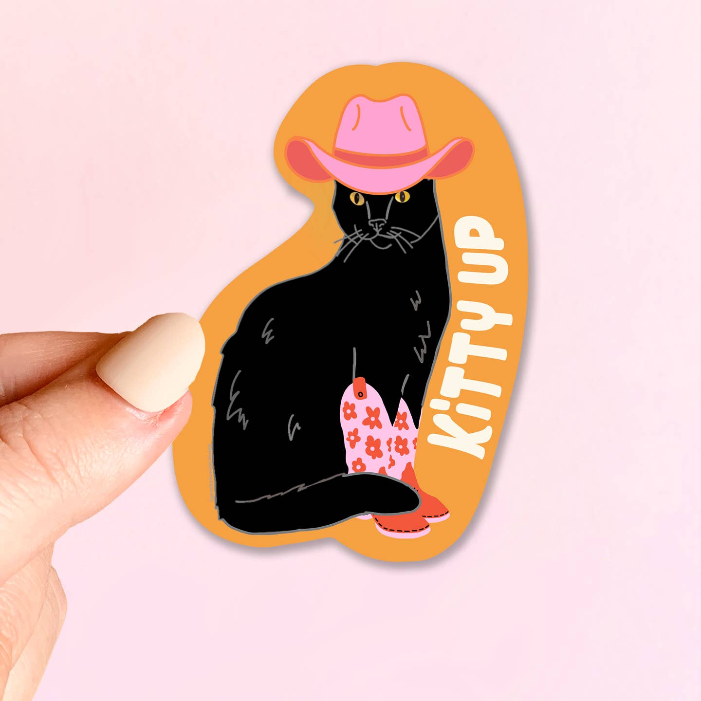 Kitty Up Sticker