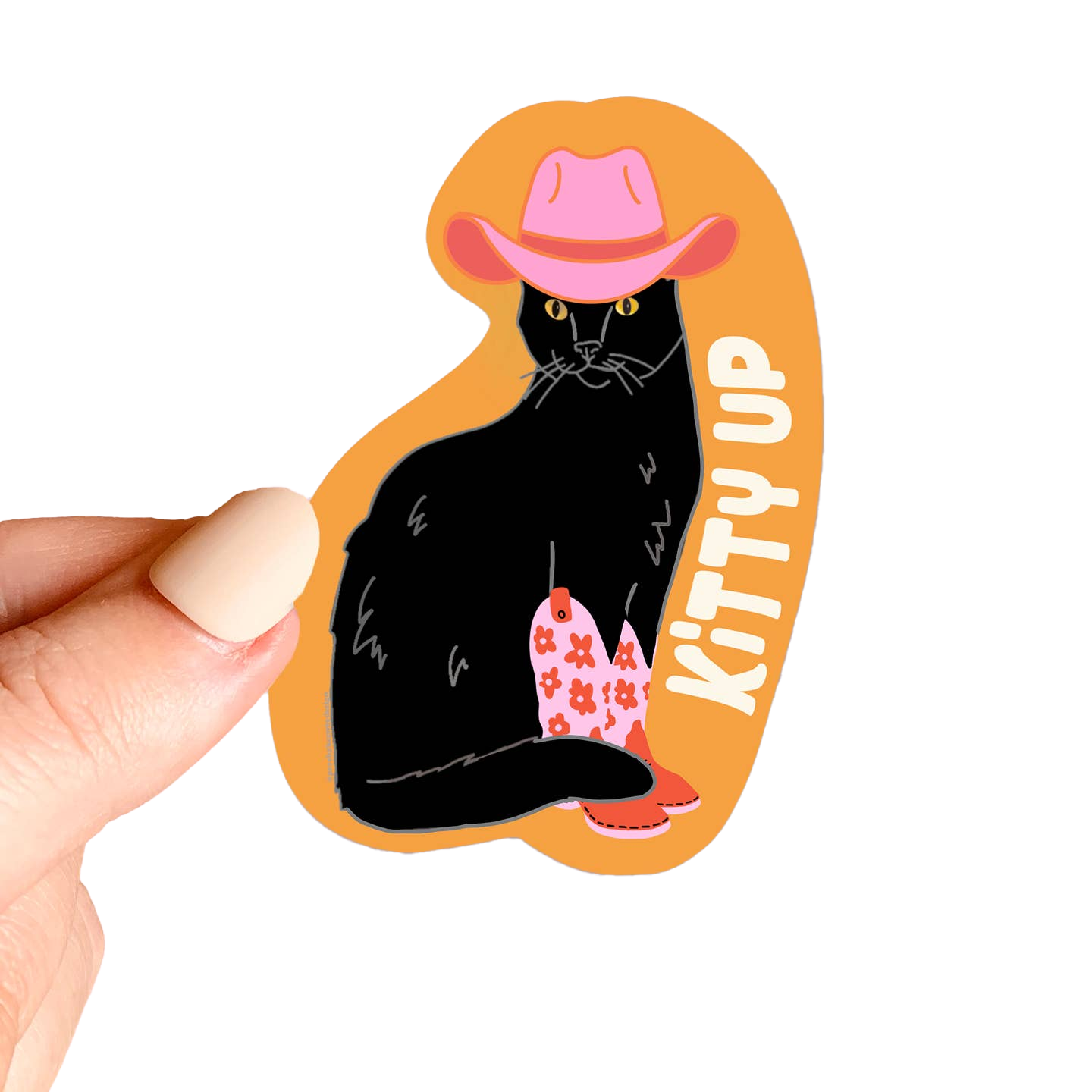 Kitty Up Sticker