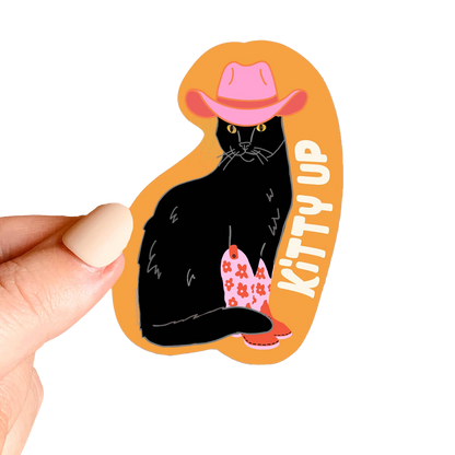 Kitty Up Sticker