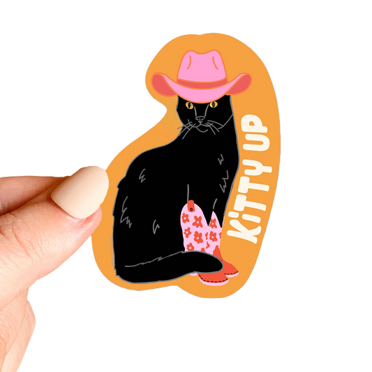 Kitty Up Sticker