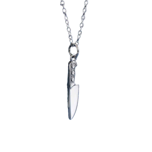 Sterling Silver Kitchen Knife Necklace