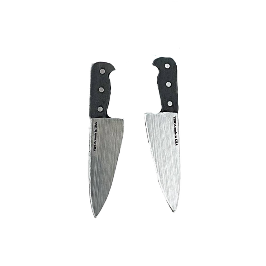 Chef's Knife Dangle Earrings