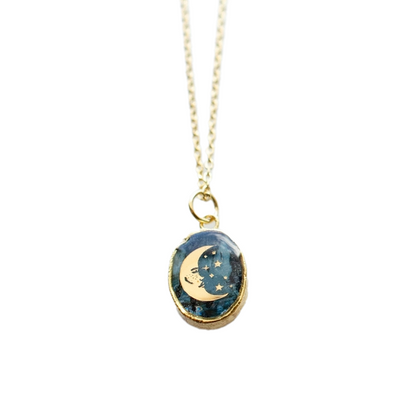 Kyanite Moon Necklace