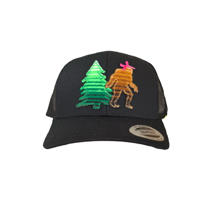 Lady Bigfoot Serape Curved Brim Snapback