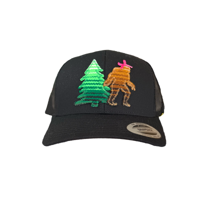 Lady Bigfoot Serape Curved Brim Snapback