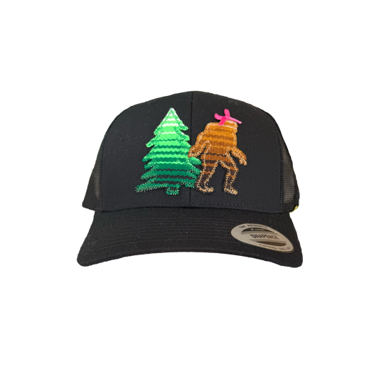 Lady Bigfoot Serape Curved Brim Snapback