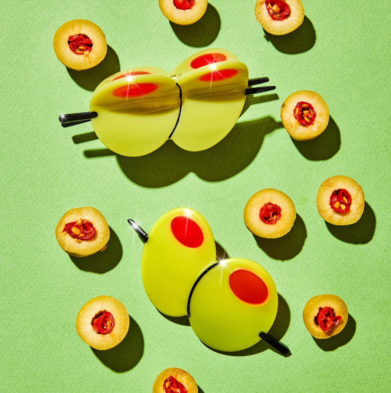 Large Olive Claw Clip