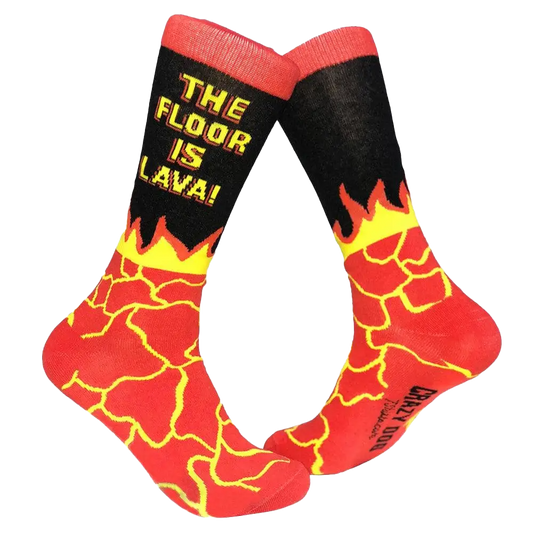 Floor is Lava - Men's Socks