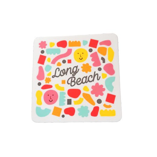 Long Beach Shapes Sticker