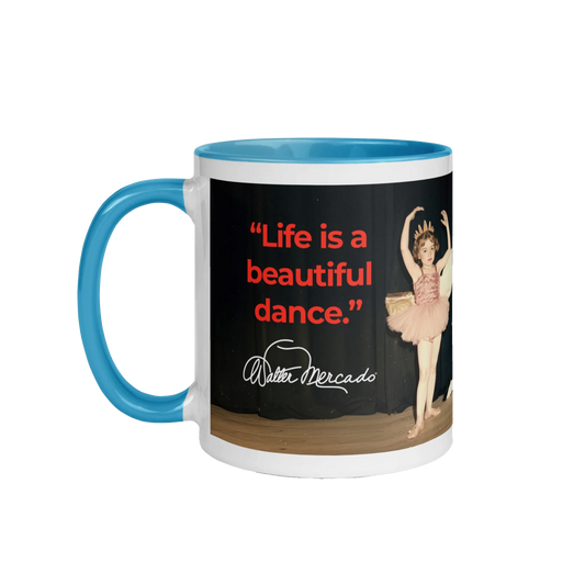 Walter Mercado Life is a Beautiful Dance Ceramic Mug