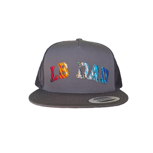 LB Dad Serape Flat Brim Snapback