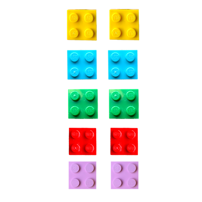 Miss Brixx Square Post Earrings