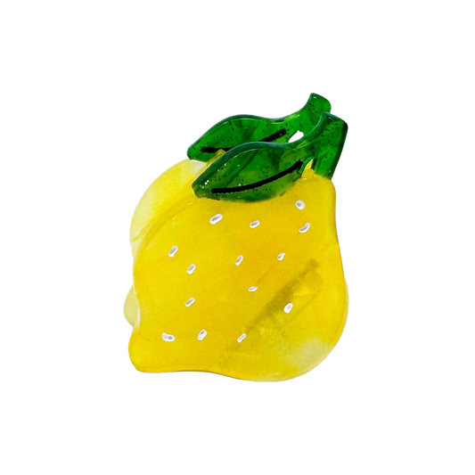 Mini Lemon Hair Claw Clip