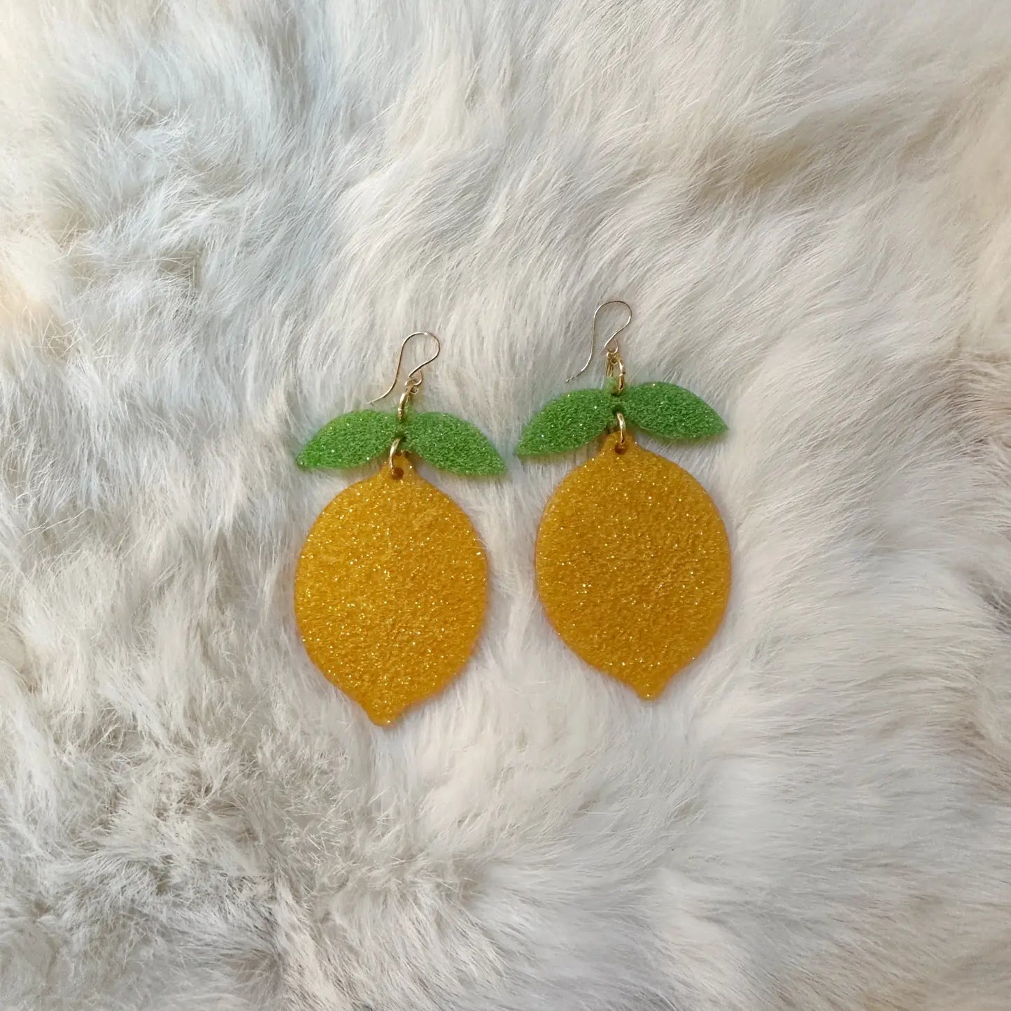 Lemon Dangle Earrings