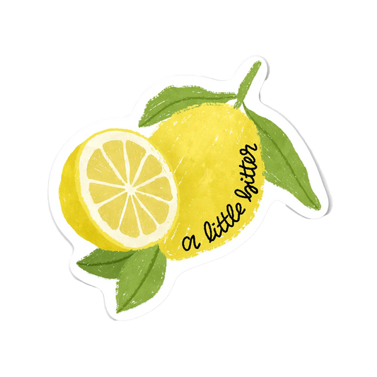 A Little Bitter Lemon Sticker