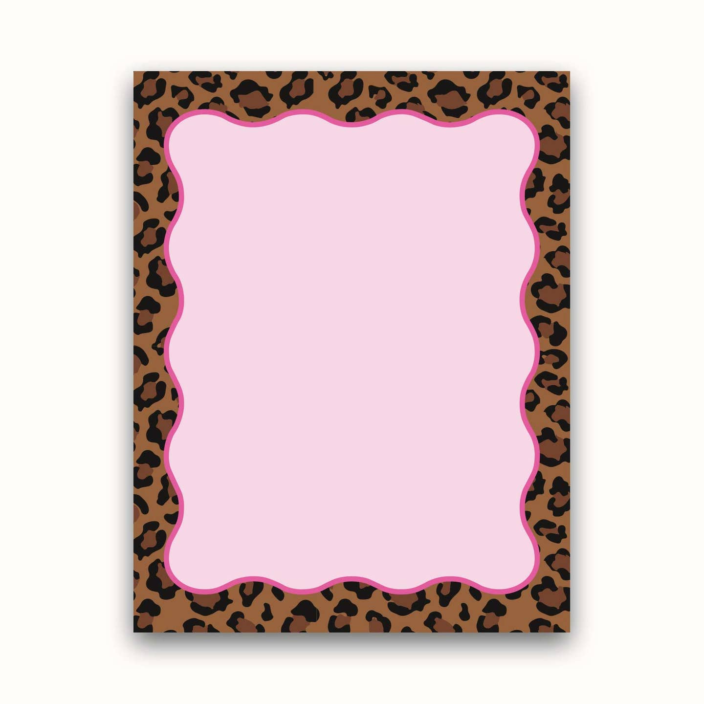 Leopard Print Mini Notepad