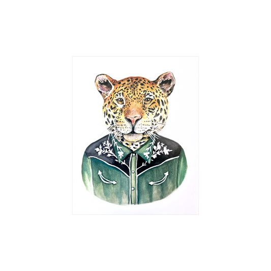 Cowboy Leopard Print